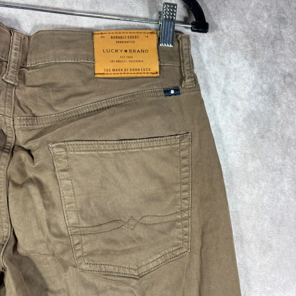 Lucky Brand Jeans Mens Size 29x30 Brown 221 Straight Casual Stretch Everyday